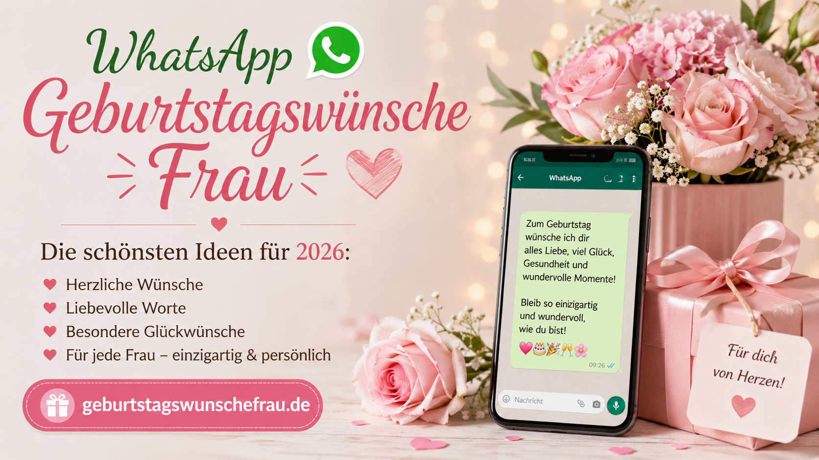 whatsapp geburtstagswünsche frau