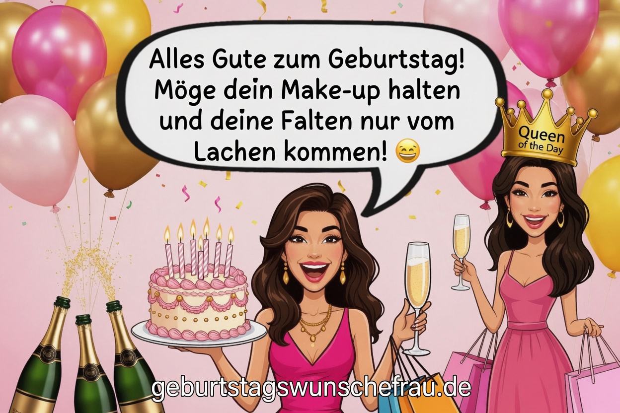 Geburtstagswünsche frau lustig