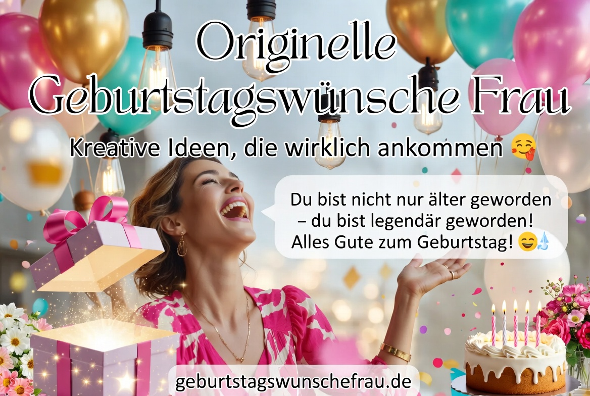 originelle geburtstagswünsche frau